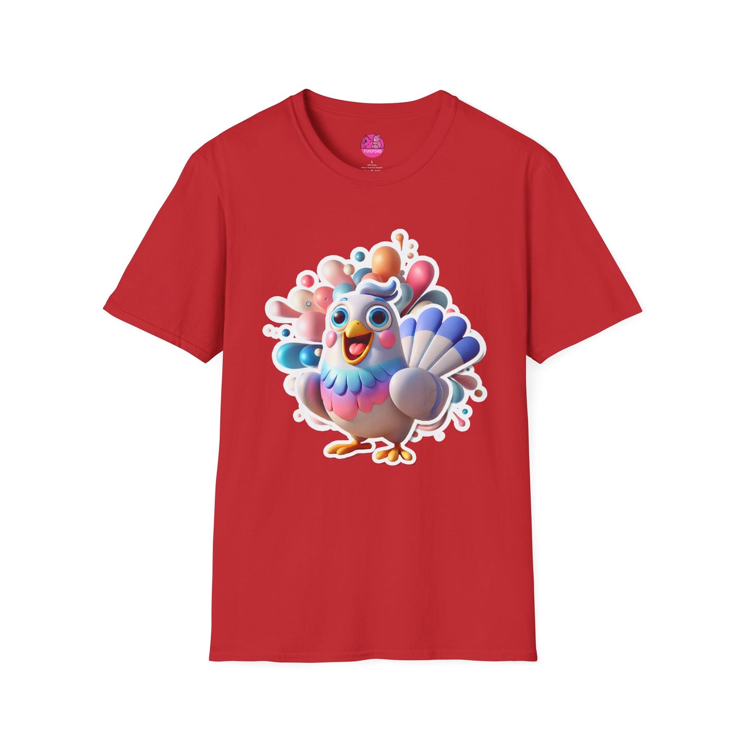 Simon the Pigeon T-Shirt – The Feathered Friend You Need - Unisex Softstyle Tee