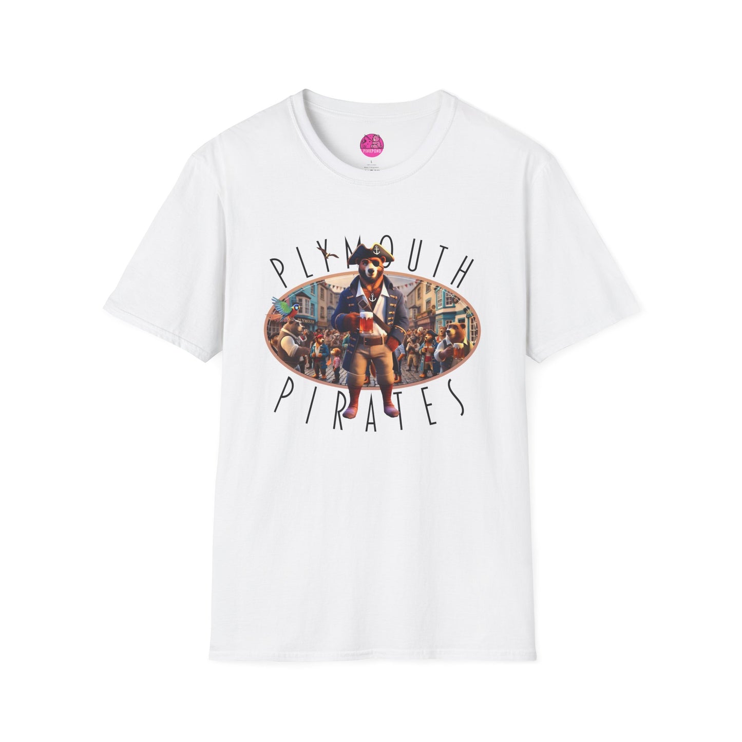 Plymouth Pirates Bear T-Shirt