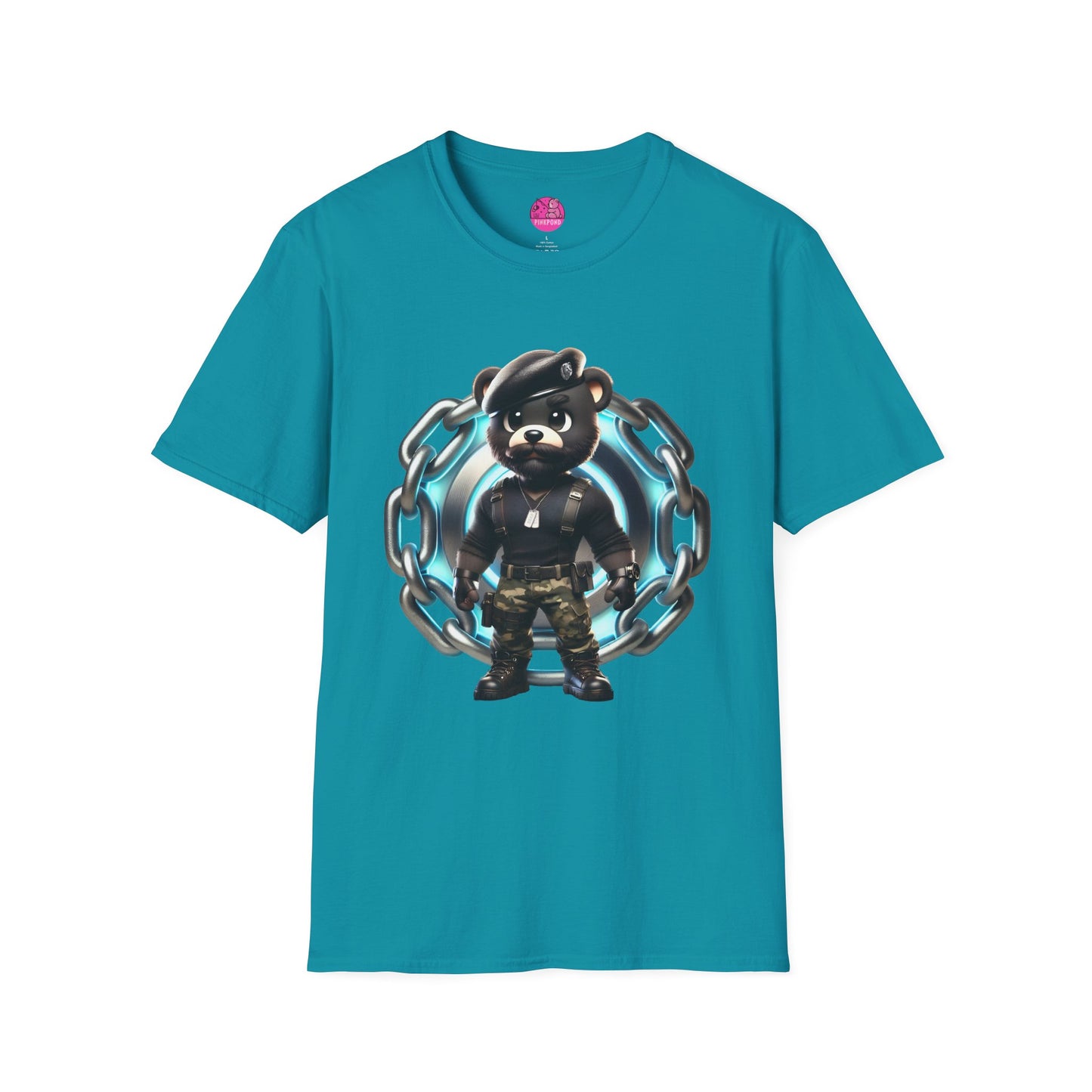 Colin the Combat Bear T-Shirt – Bold, Tactical, and Unstoppable