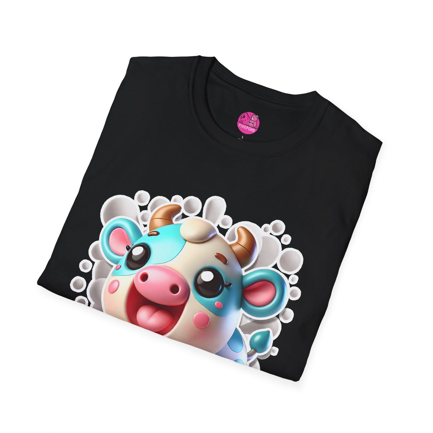 Carmen the Cow T-Shirt - Cute Farmyard Tee for Fun Fashion Fans