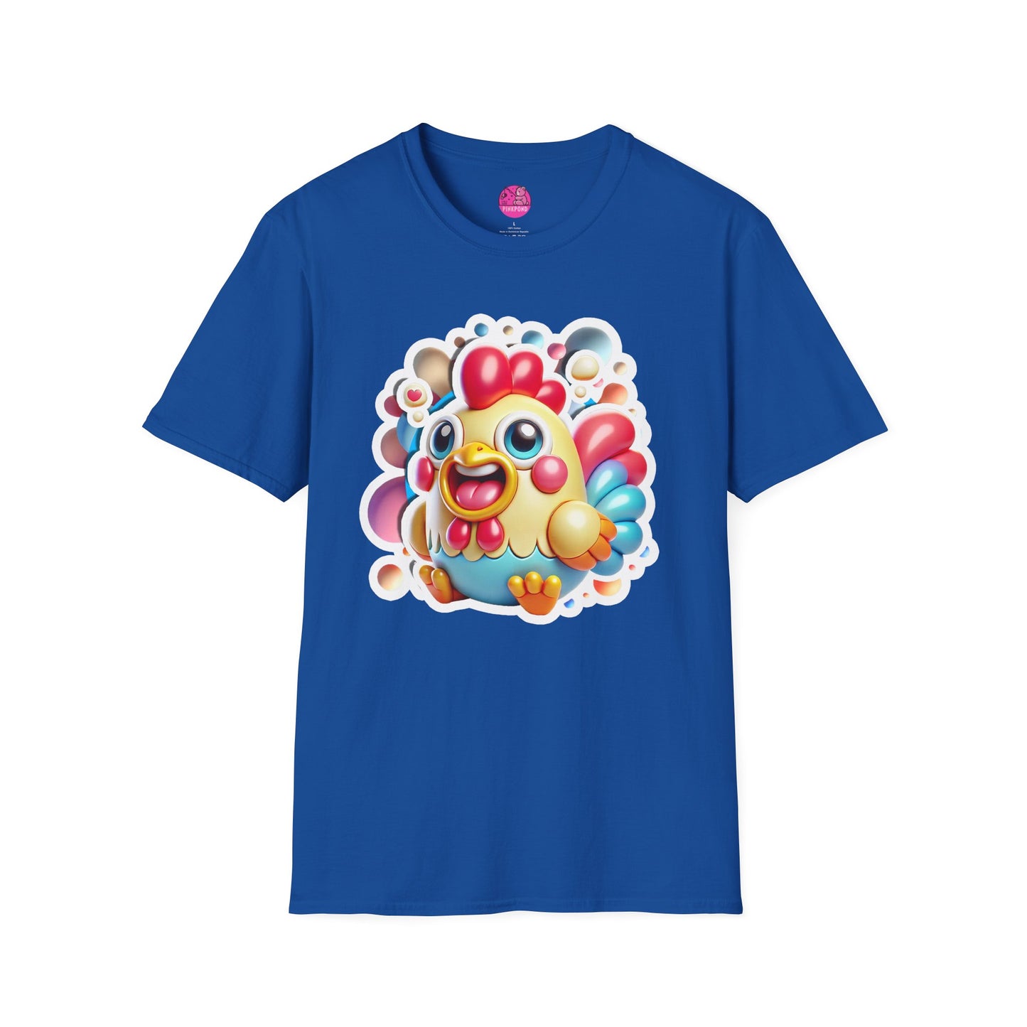 Colin Cockerel Tee - Fun Rooster Graphic Unisex T-Shirt