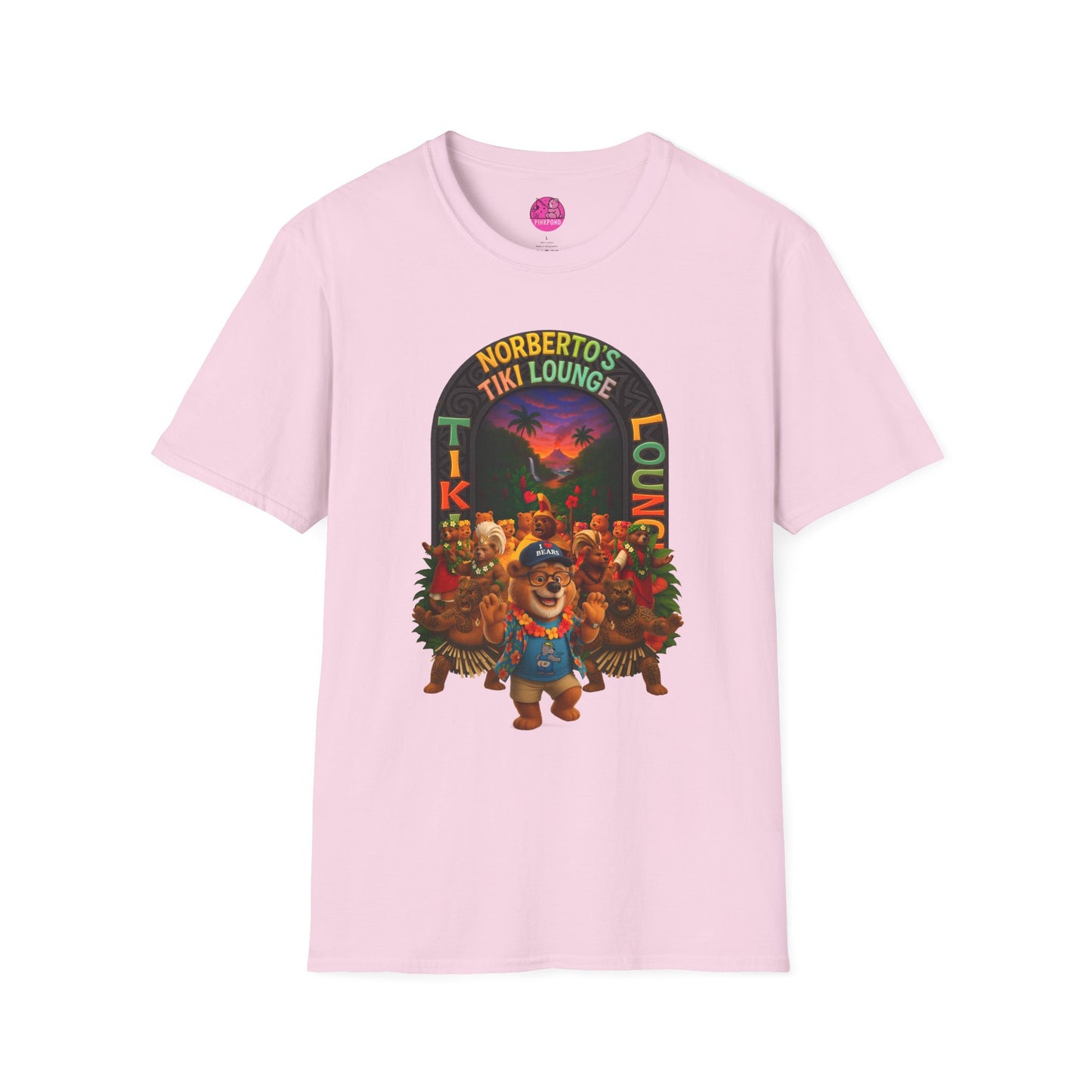 Unisex T-Shirt - Norberto’s Tiki Lounge Bear Tee - A Tribute to Kindness