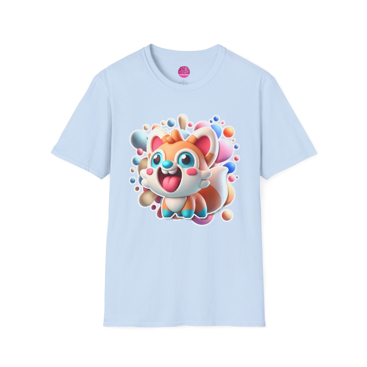 Fanny the Fox T-Shirt - Bold and Colorful Unisex Tee for Fun-Loving Fashion Fans