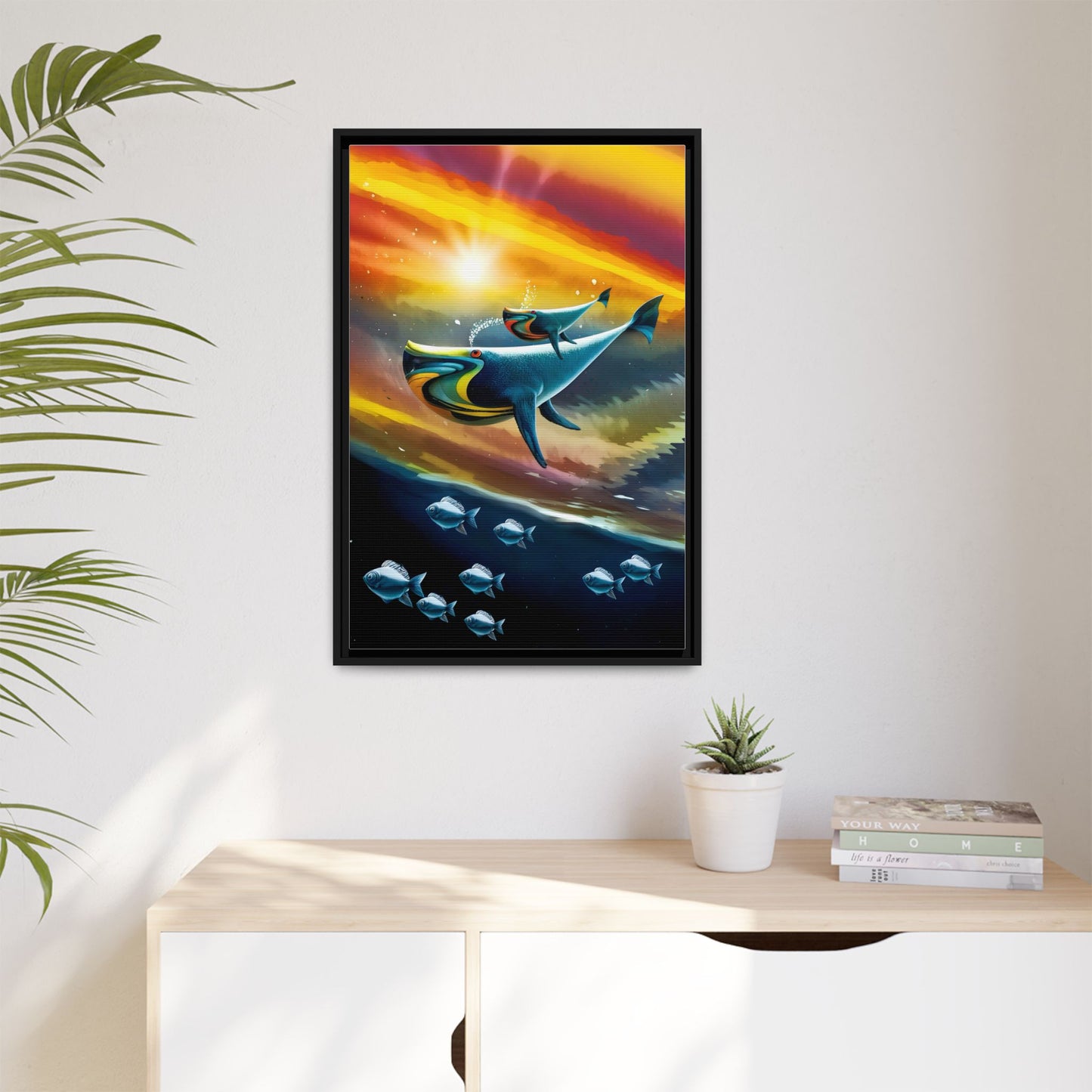 Celestial Whale by Andrew McCarter - Art Print