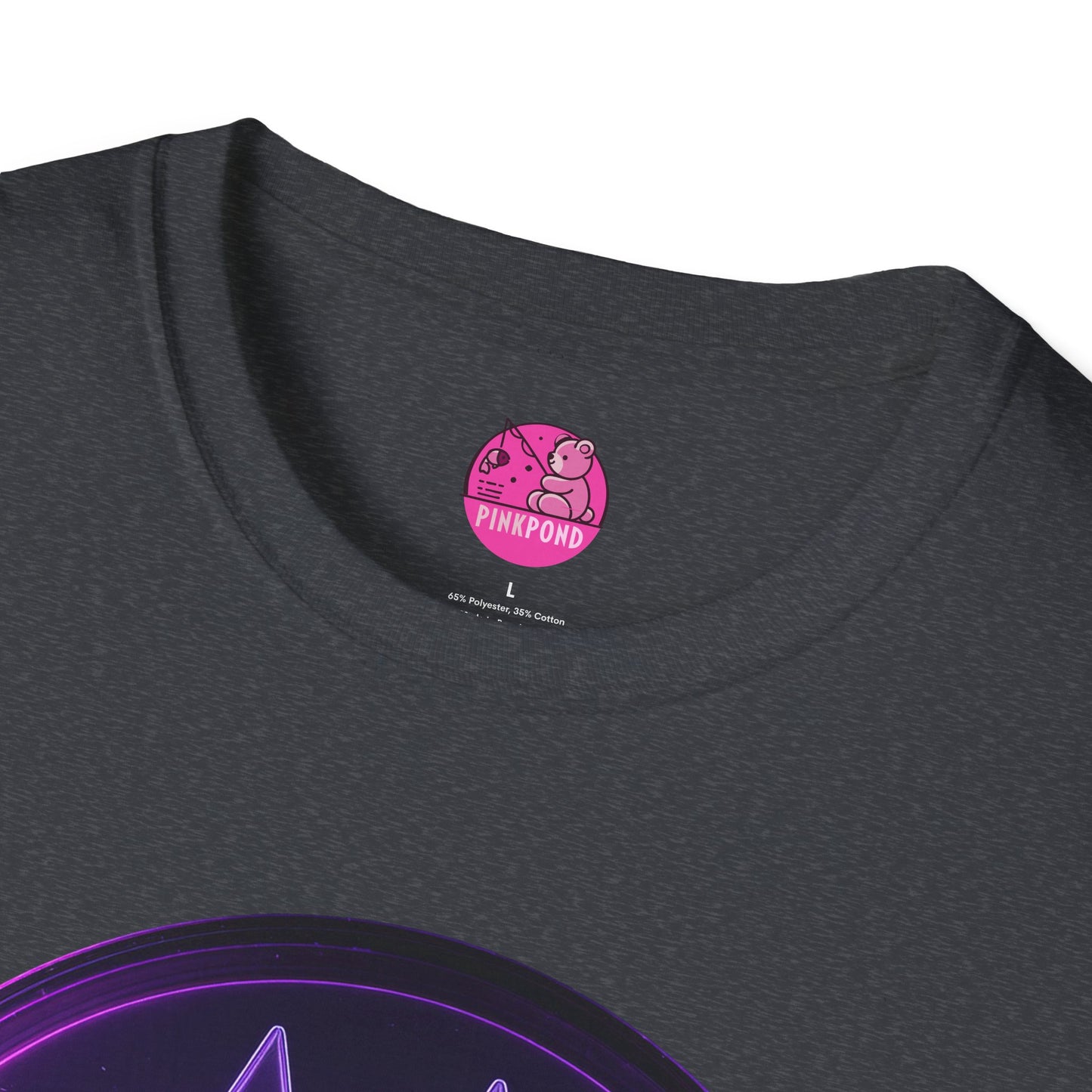 Neon Paw Power T-Shirt - Retro-Futuristic Animal Lover Tee