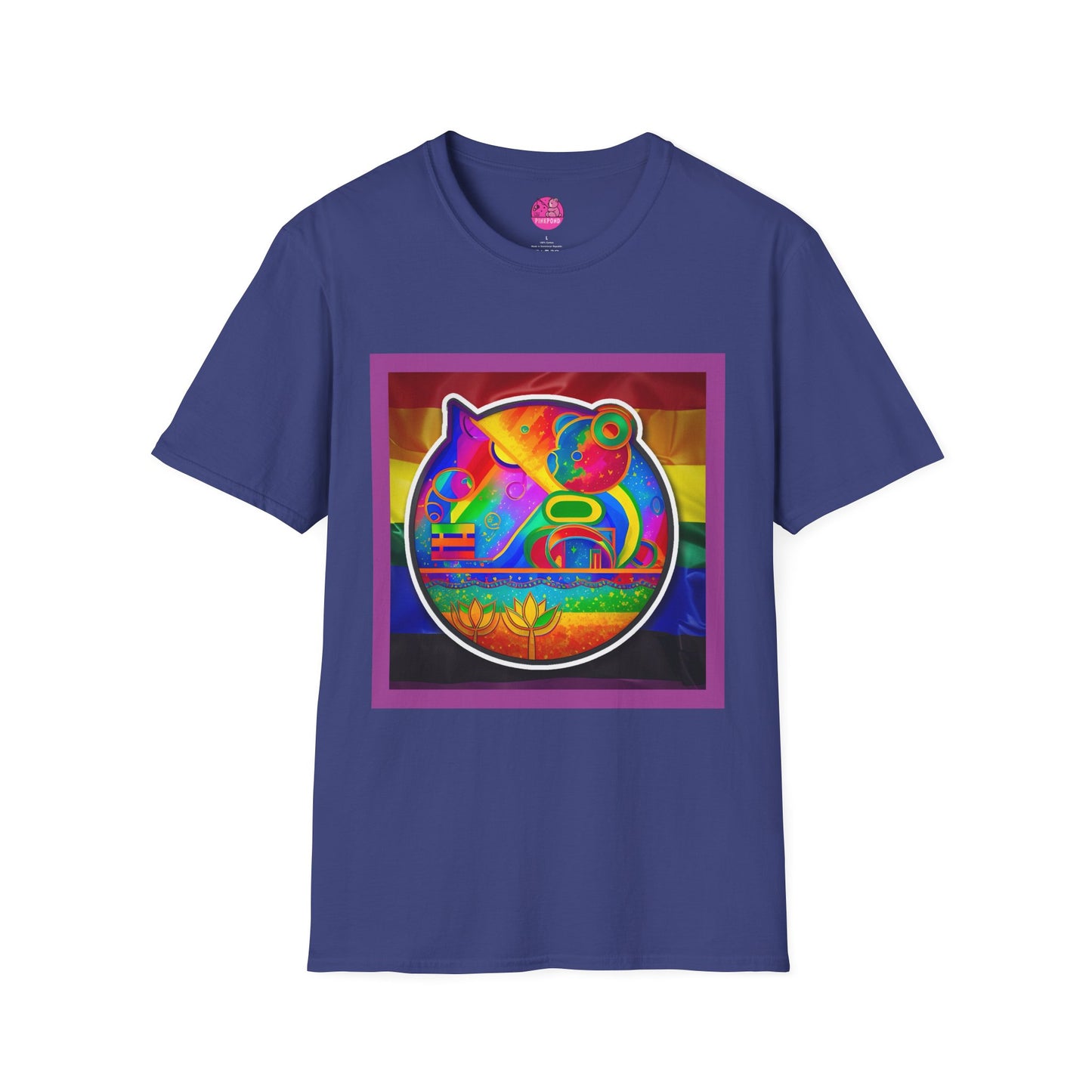 Abstract Bear Pride T-Shirt