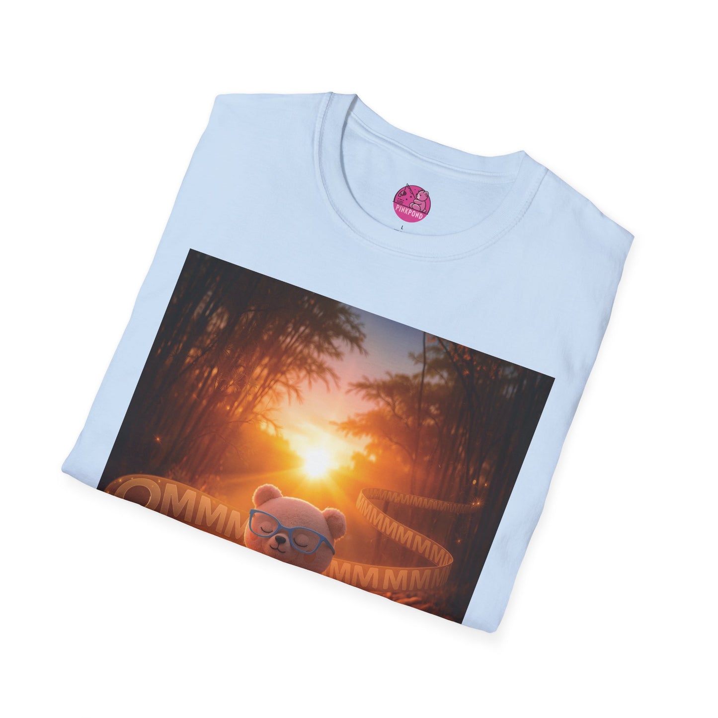 Meditating Bear Golden Hour T-Shirt