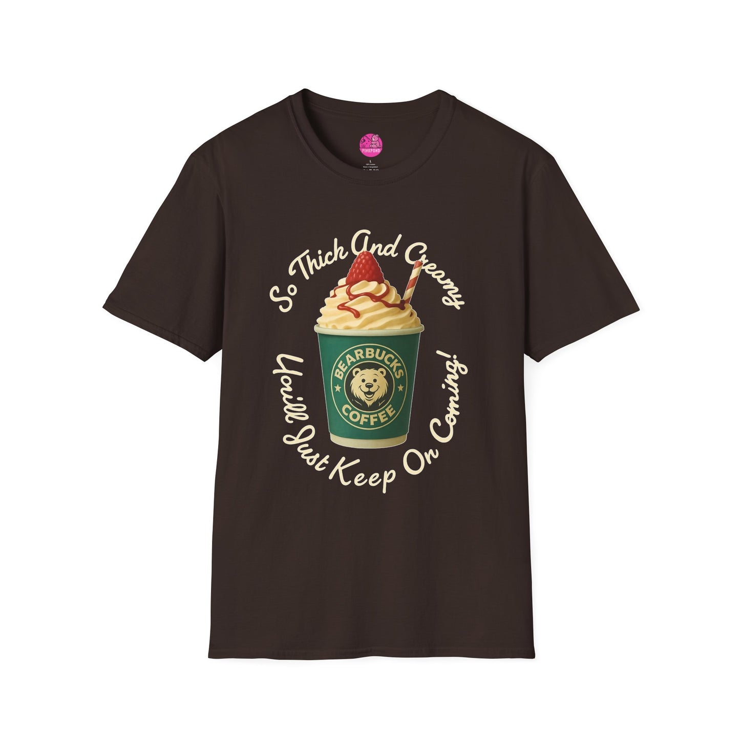 Bearbucks Coffee T-Shirt - So Thick and Creamy Vintage Design