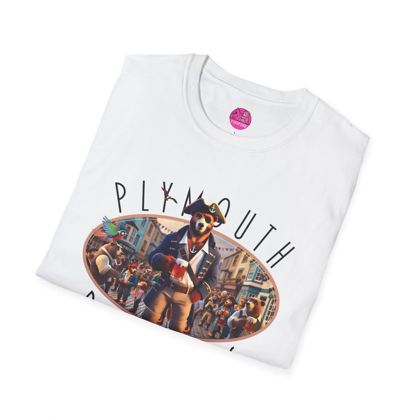 Plymouth Pirates Bear T-Shirt
