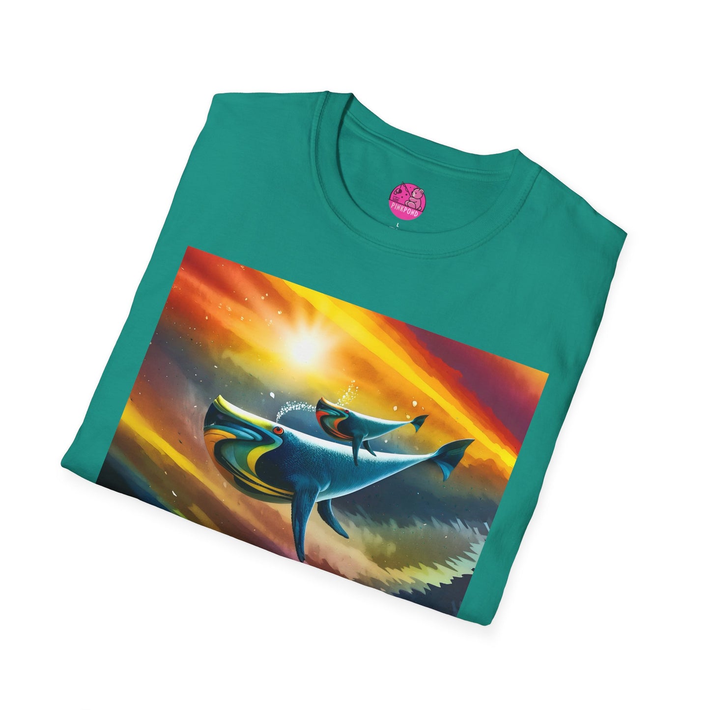 Celestial Whale Adventure T-Shirt