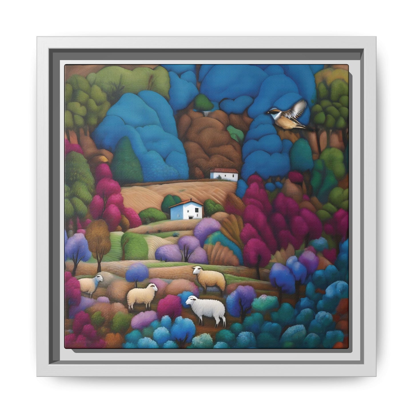 The Painted Valley Canvas Print by Andrew McCarter