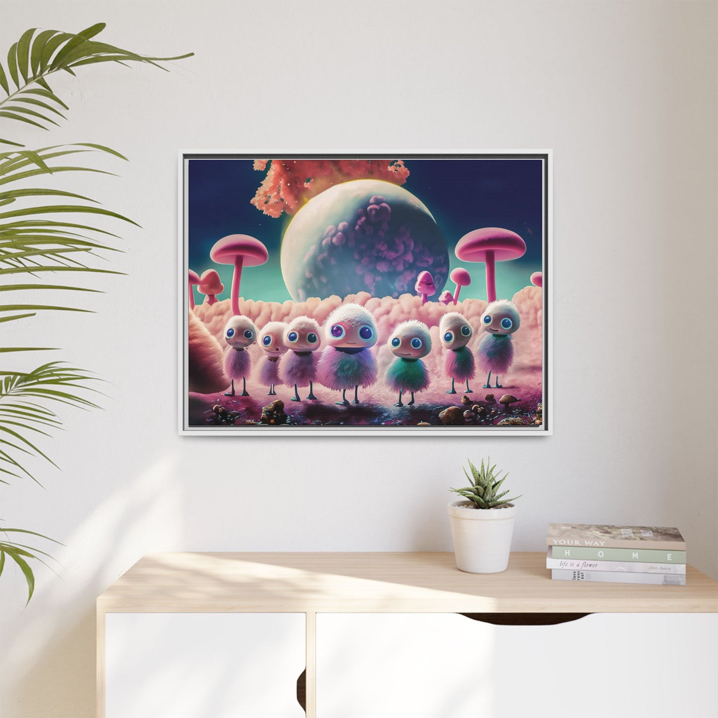 “"Keep smiling," whispered Axlar. "We can eat them later." – Fine Art Canvas Print By Andrew McCarter