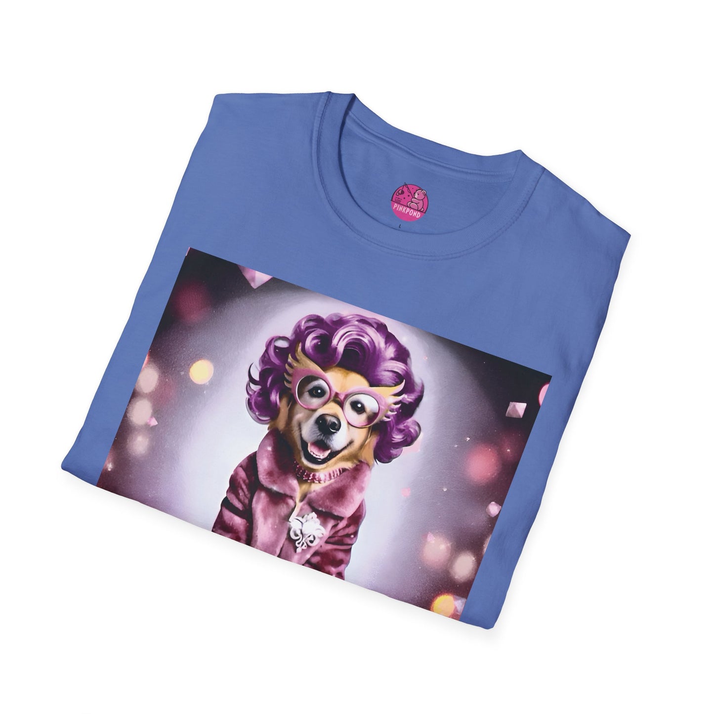 Dame Edna Labrador Dog T-Shirt - Fabulous & Fetching