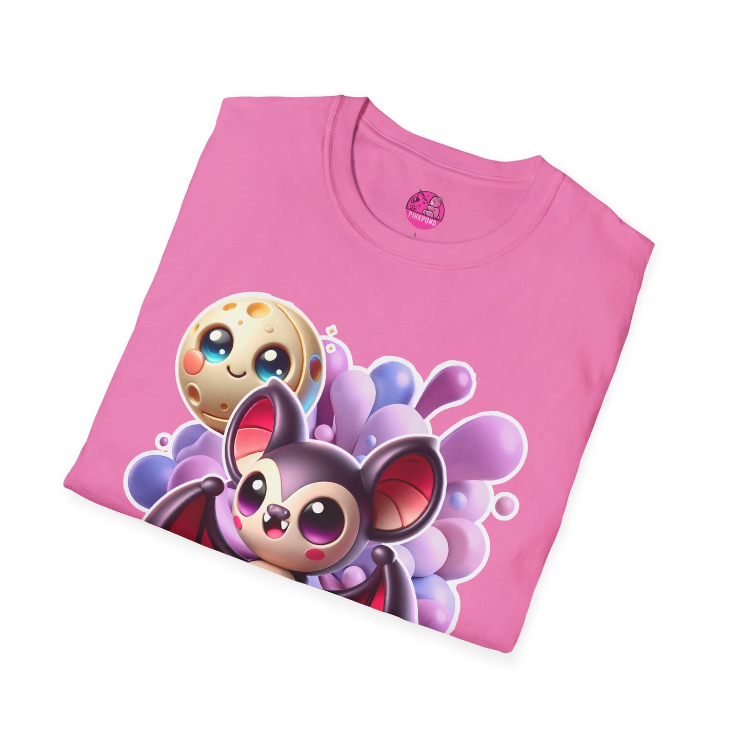 Viktor the Vampire Bat T-Shirt - Cute & Spooky Unisex Tee for Halloween Lovers