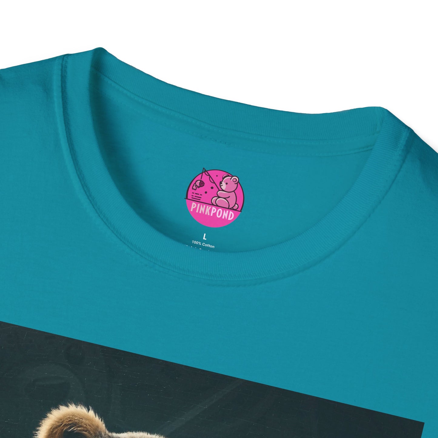 Boss Bear Graphic Tee - Unisex Softstyle T-Shirt for Power Players