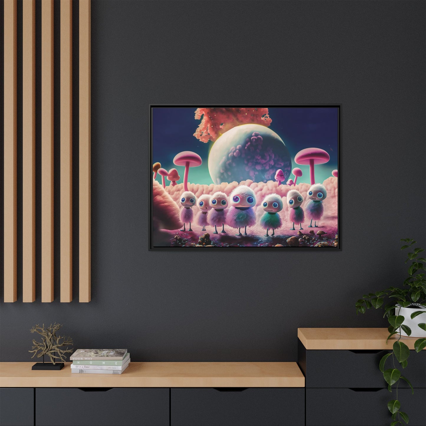 “"Keep smiling," whispered Axlar. "We can eat them later." – Fine Art Canvas Print By Andrew McCarter