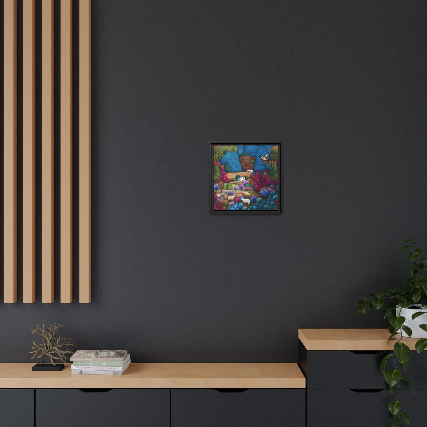 The Painted Valley Canvas Print by Andrew McCarter
