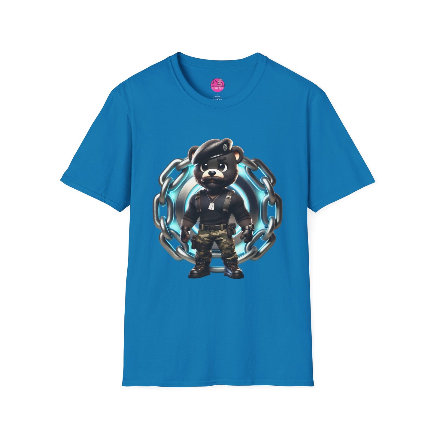 Colin the Combat Bear T-Shirt – Bold, Tactical, and Unstoppable