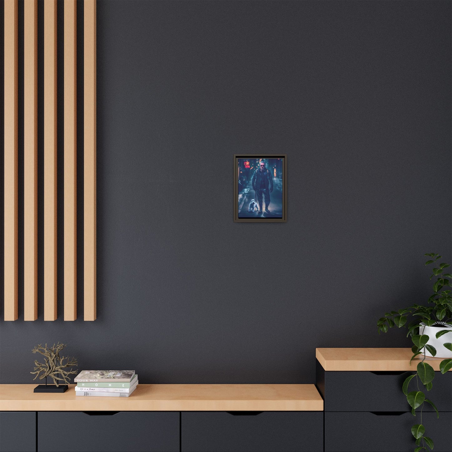 Canvas Print - Midnight Stroll by Andrew McCarter - Cyberpunk Urban Art