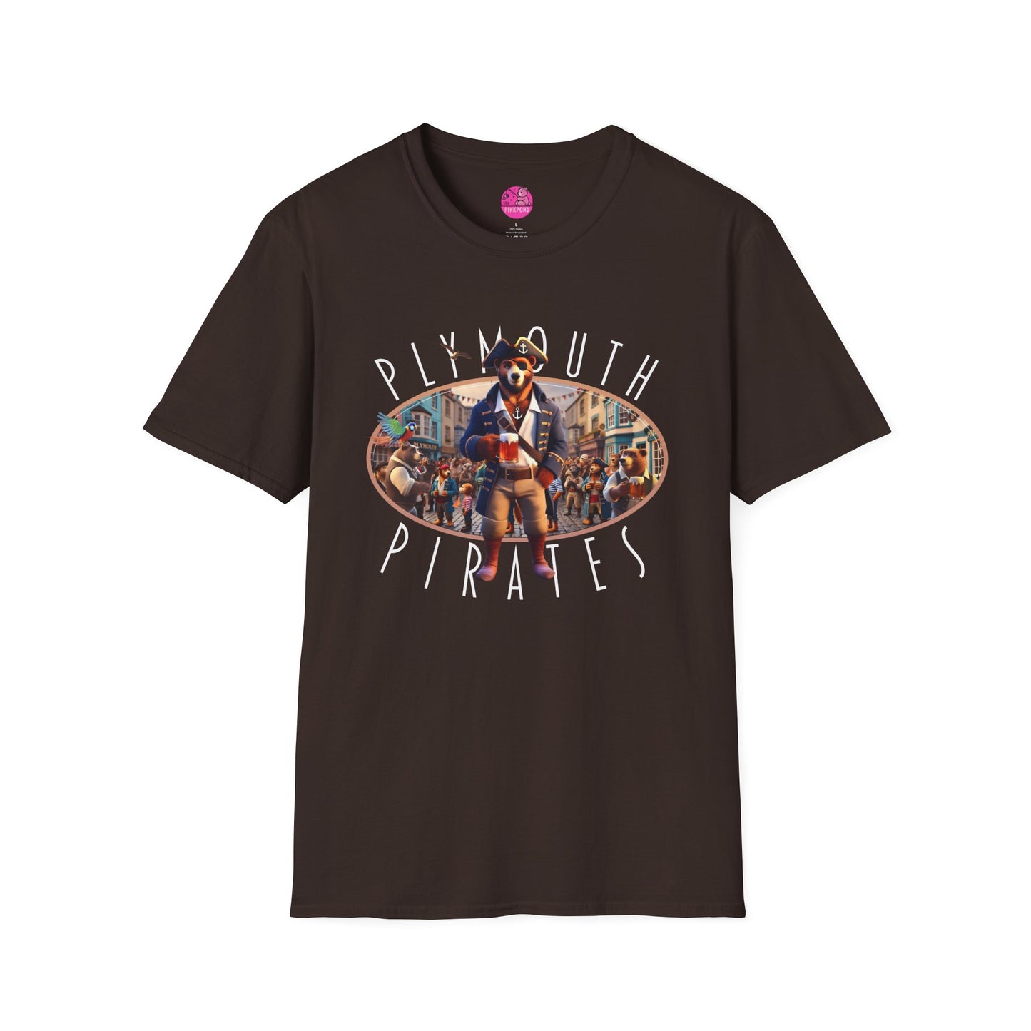 Plymouth Pirates Bear T-Shirt