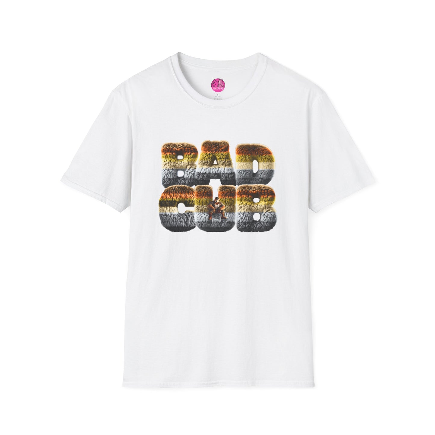 Pride Fur T-Shirt - Bad Cub Bear Pride Tee