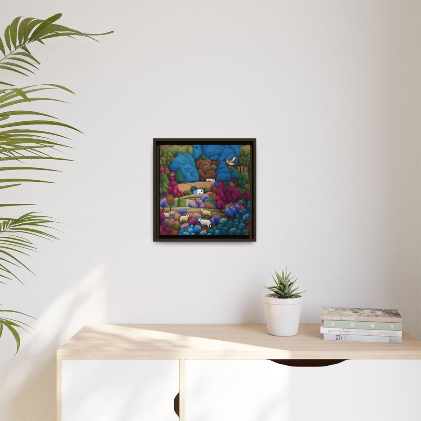 The Painted Valley Canvas Print by Andrew McCarter