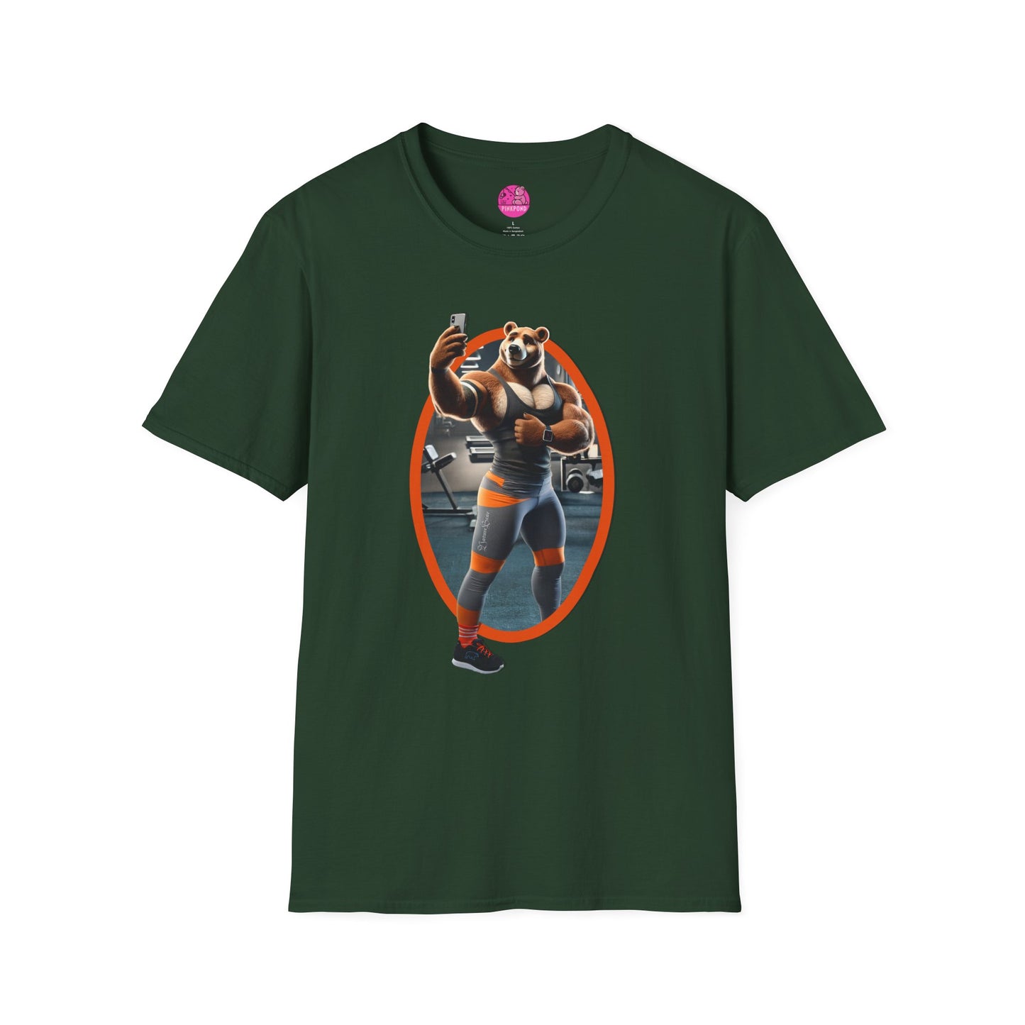 Lycra Gym Bear T-Shirt