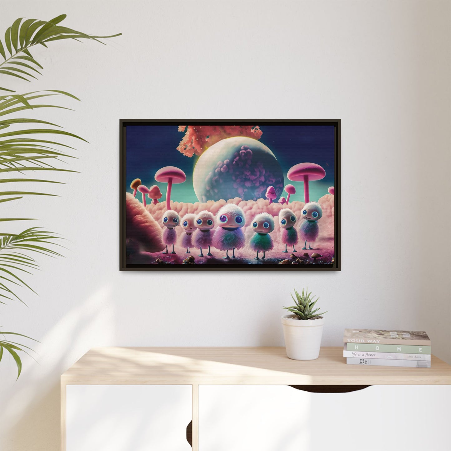“"Keep smiling," whispered Axlar. "We can eat them later." – Fine Art Canvas Print By Andrew McCarter