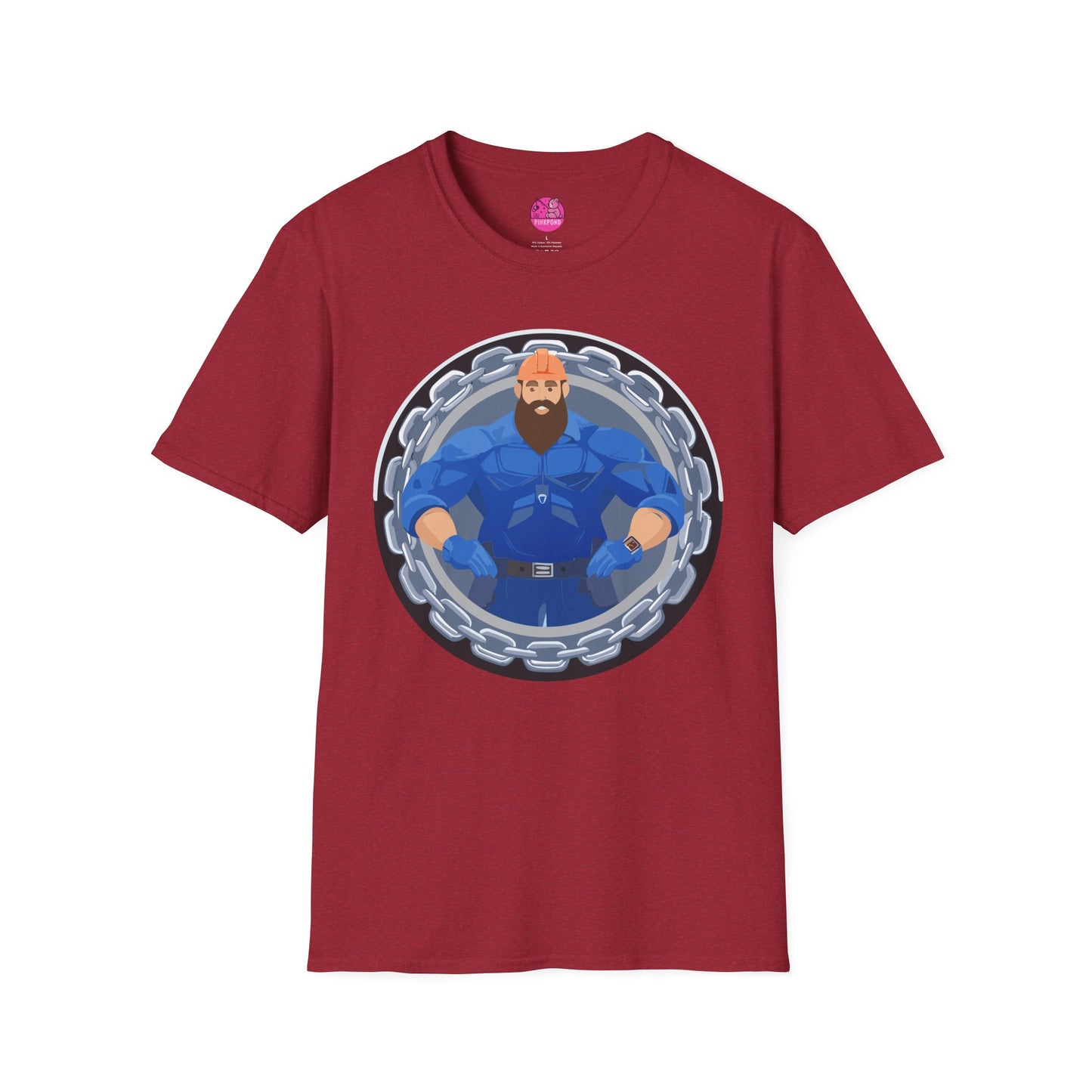 Construction Worker Bear  Graphic T-Shirt