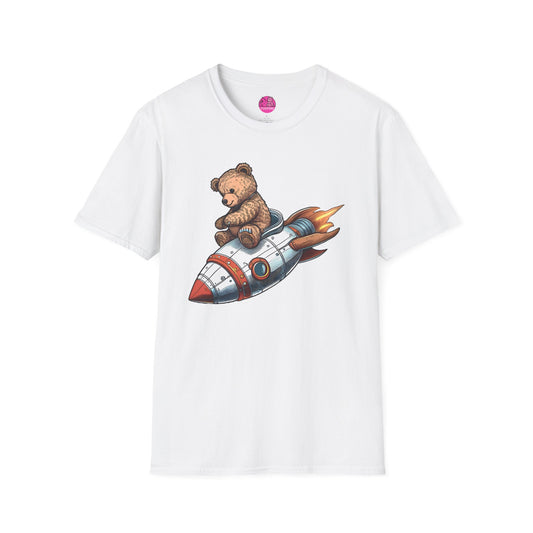 Rocket Bear Style 2 Unisex T-Shirt Design for Bear Fans