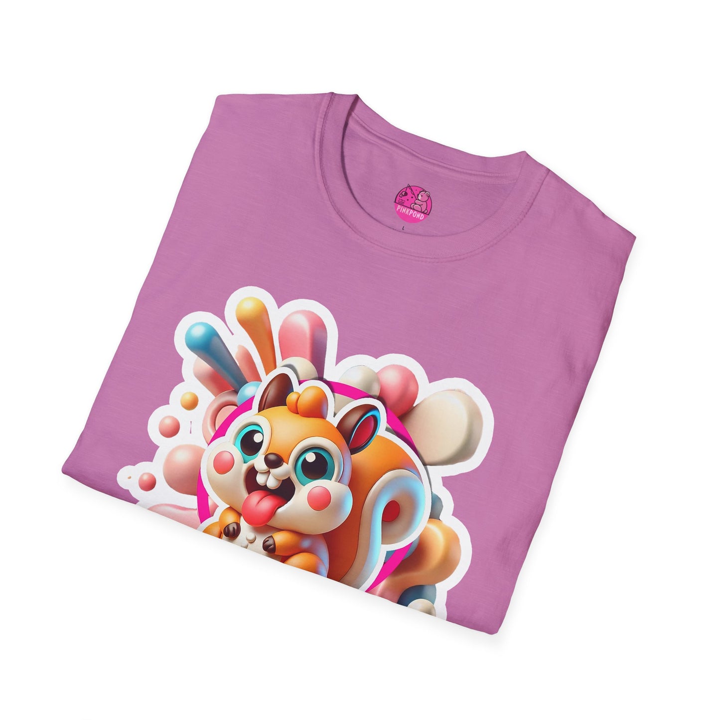 Cyril Squirrel T-Shirt - Nutty and Playful Unisex Tee for Fun-Lovers 🐿️✨