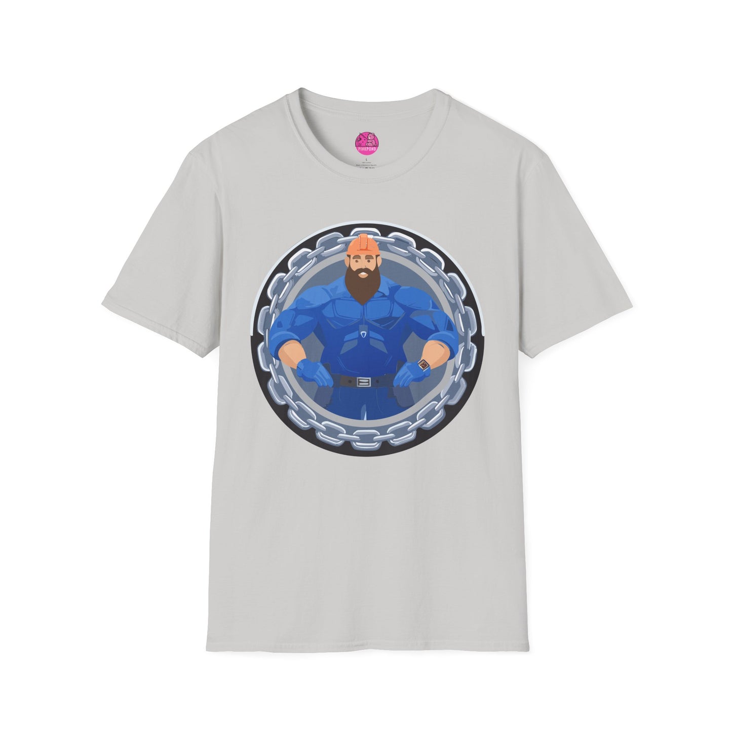 Construction Worker Bear  Graphic T-Shirt