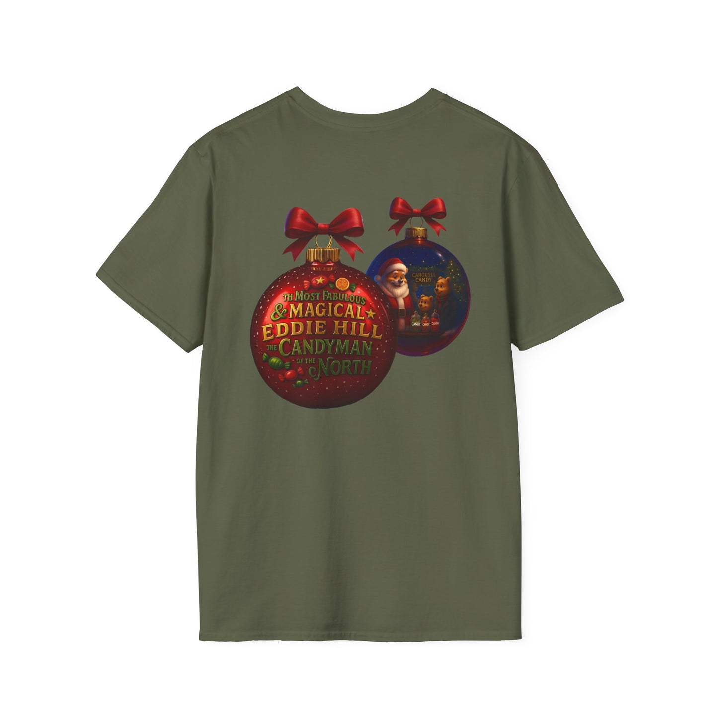 Carousel Candy Christmas T-Shirt — Eddie Hill, The Candyman of the North
