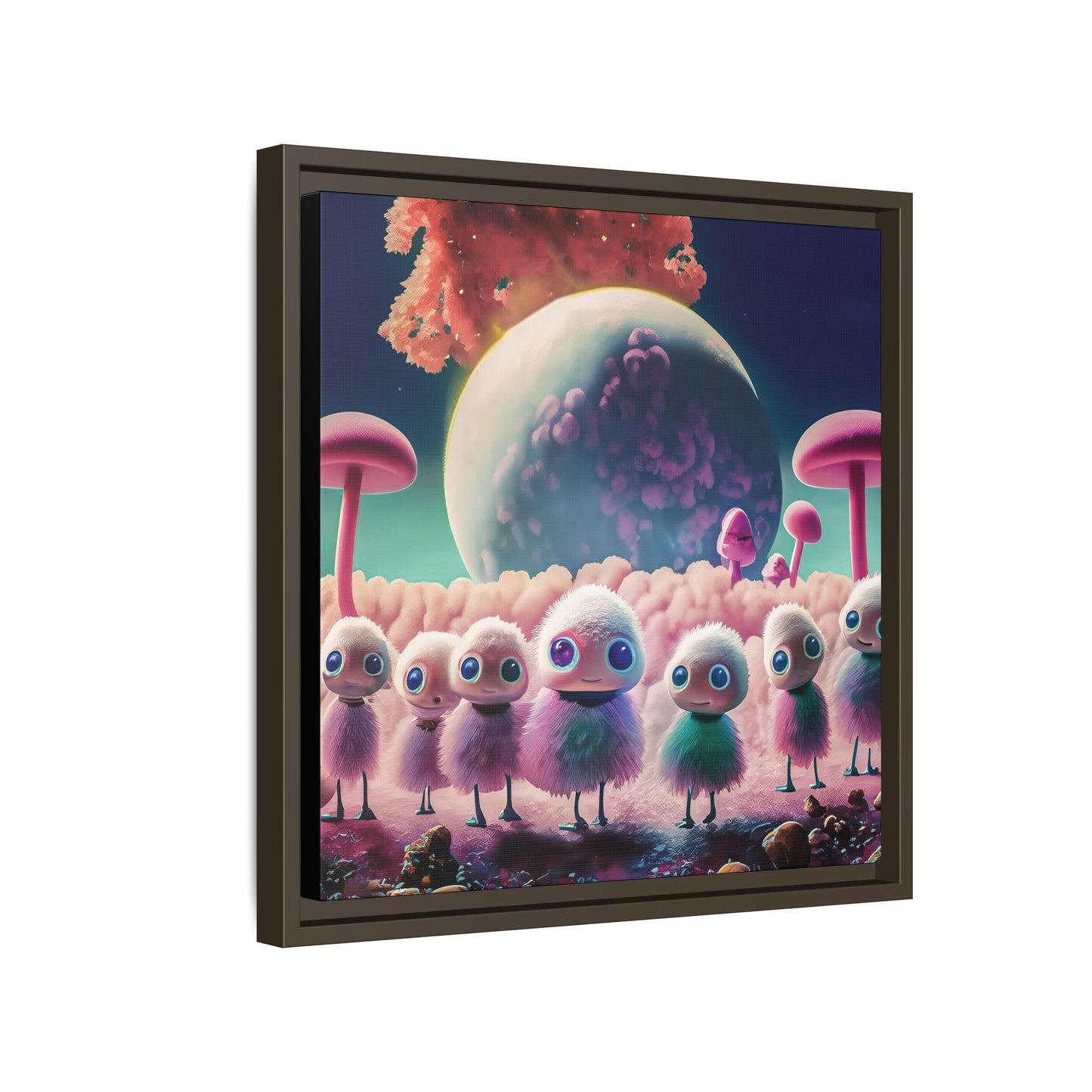 “"Keep smiling," whispered Axlar. "We can eat them later." – Fine Art Canvas Print By Andrew McCarter