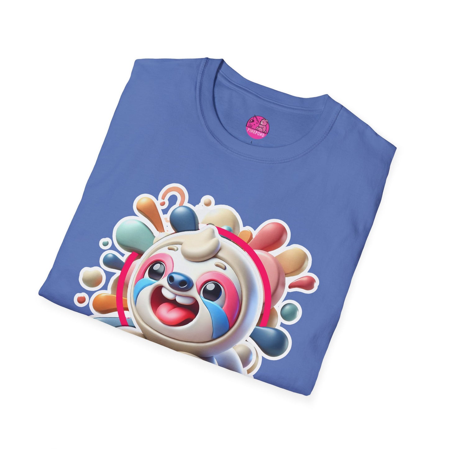 Sylvester Sloth Chill Tee - Laid-Back and Playful Unisex Softstyle T-Shirt for Sloth Lovers