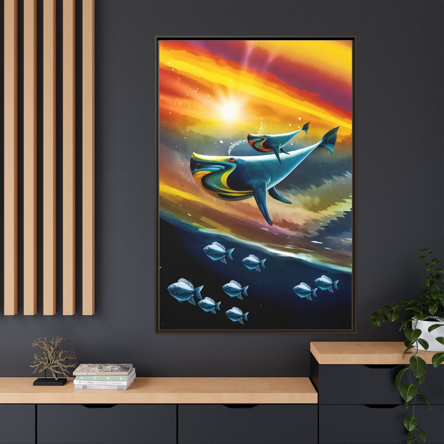Celestial Whale by Andrew McCarter - Art Print