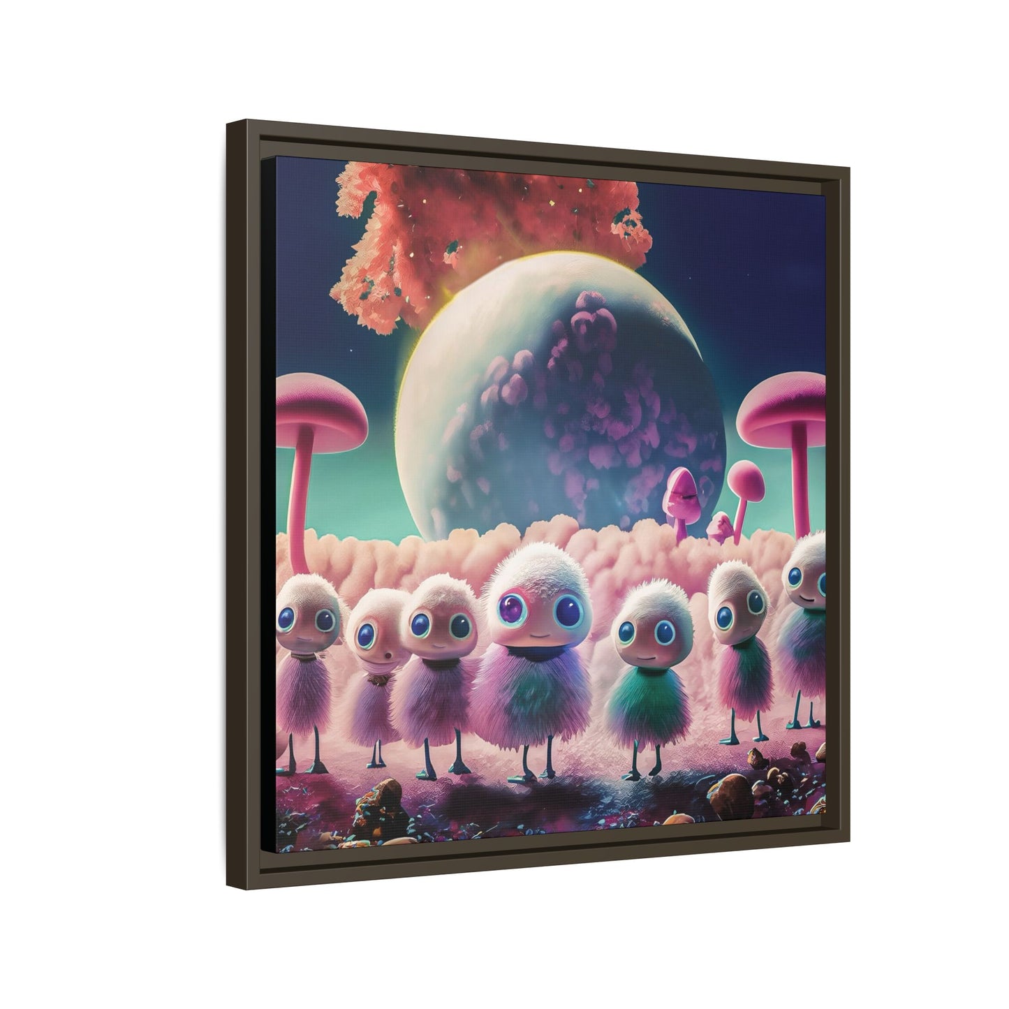 “"Keep smiling," whispered Axlar. "We can eat them later." – Fine Art Canvas Print By Andrew McCarter