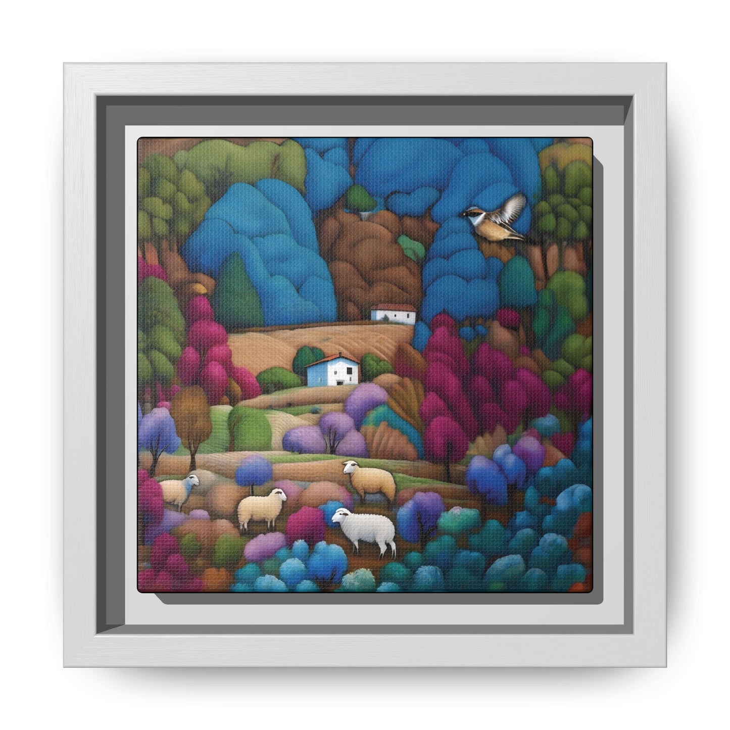 The Painted Valley Canvas Print by Andrew McCarter