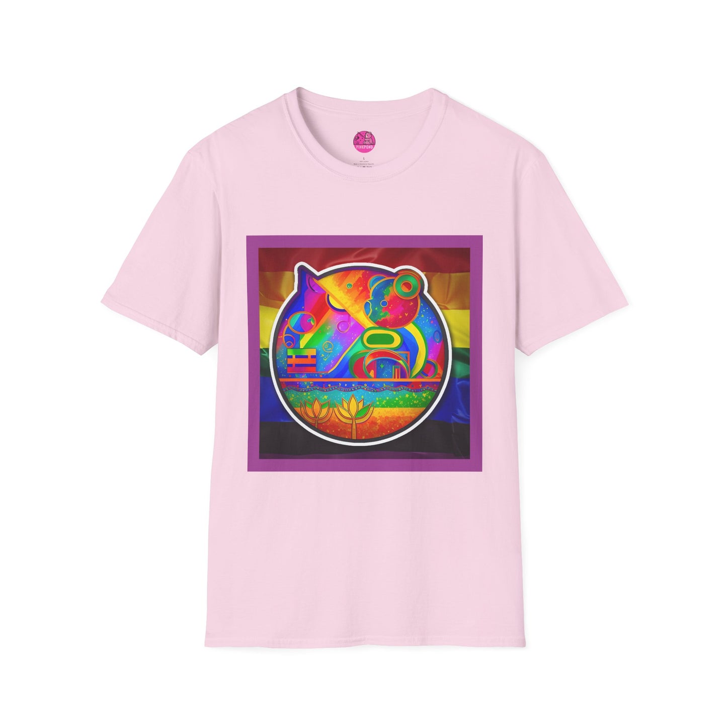 Abstract Bear Pride T-Shirt