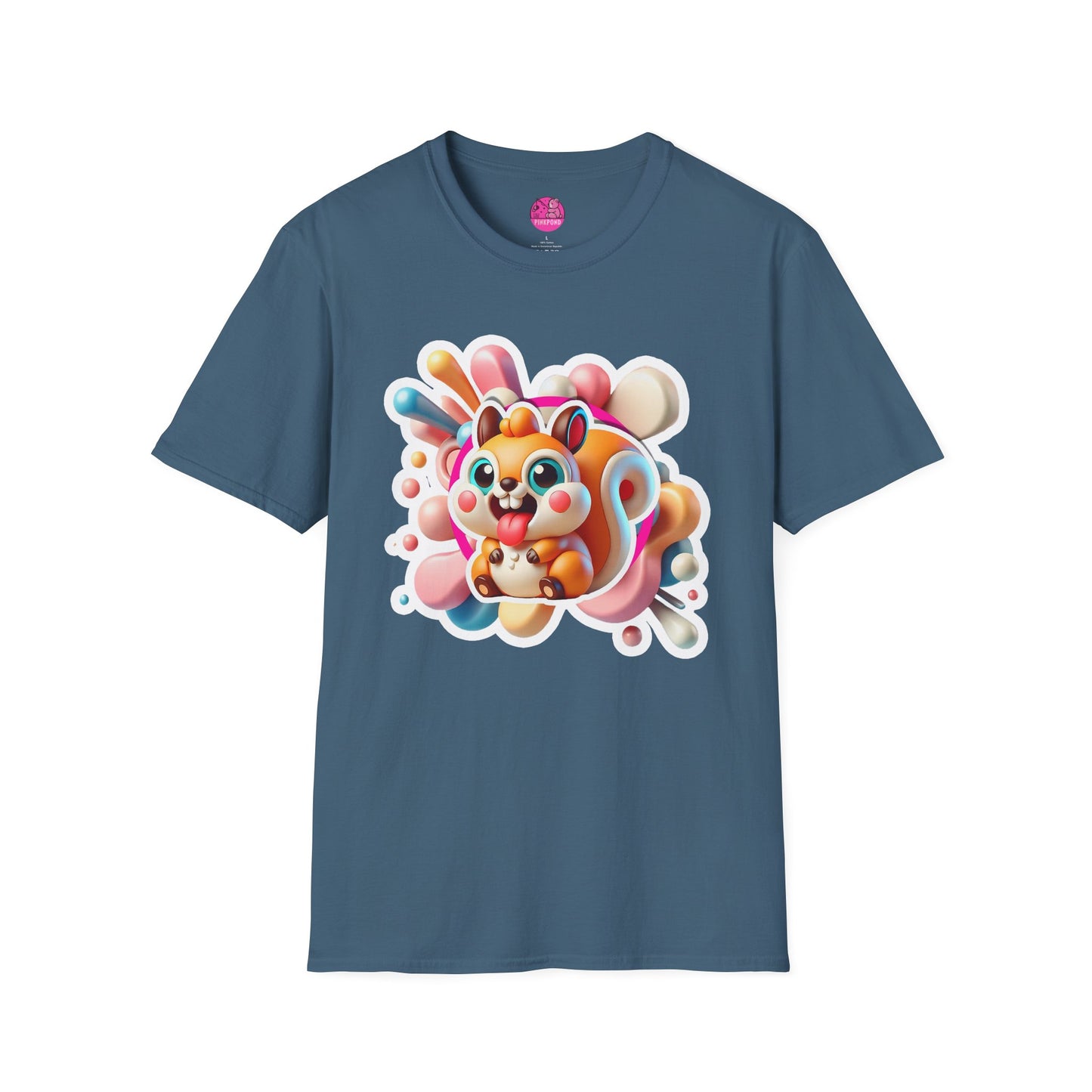 Cyril Squirrel T-Shirt - Nutty and Playful Unisex Tee for Fun-Lovers 🐿️✨