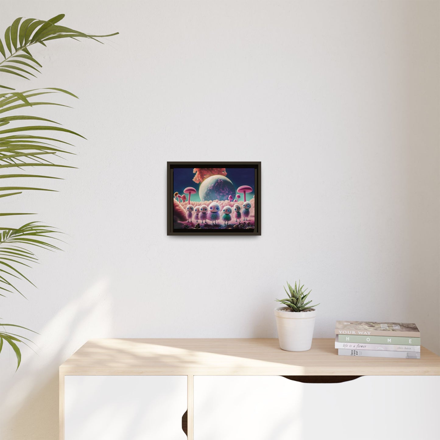 “"Keep smiling," whispered Axlar. "We can eat them later." – Fine Art Canvas Print By Andrew McCarter