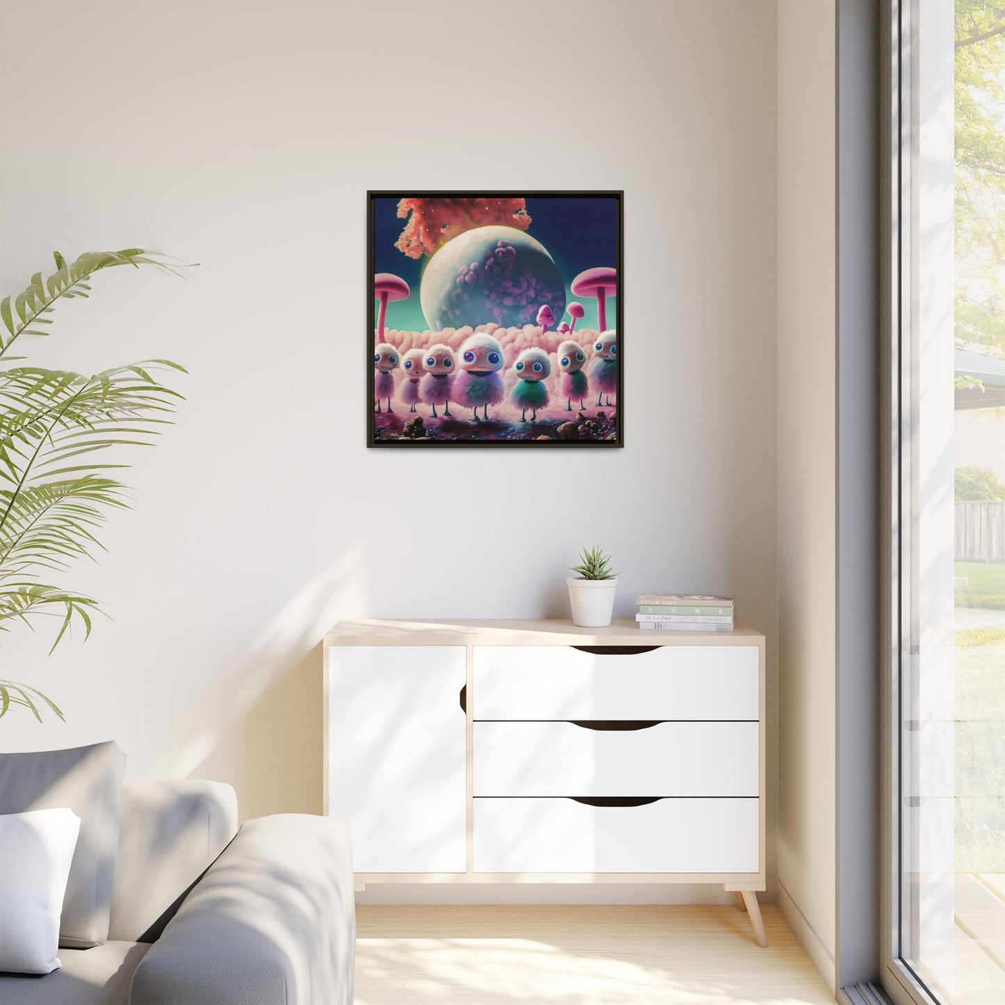“"Keep smiling," whispered Axlar. "We can eat them later." – Fine Art Canvas Print By Andrew McCarter