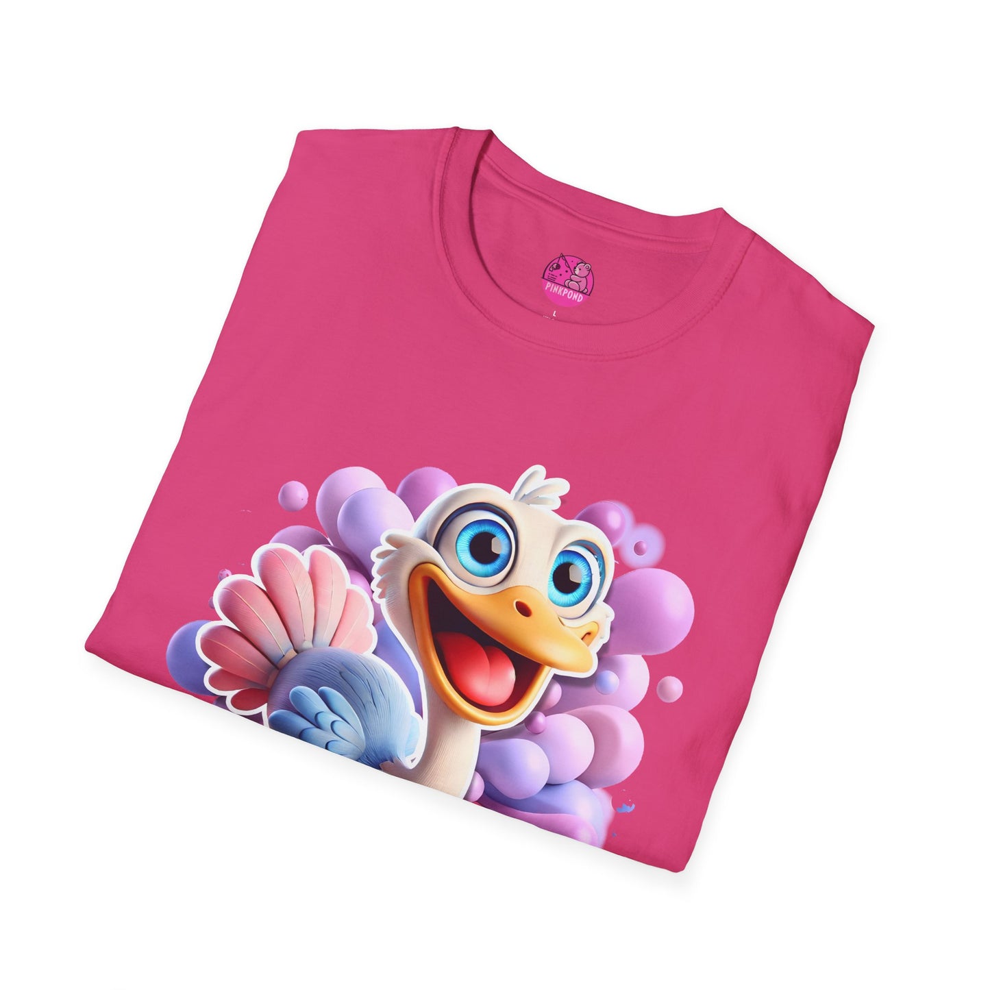 Osma the Ostrich T-Shirt – Speed, Smiles, and Sass!! - Unisex Softstyle Tee