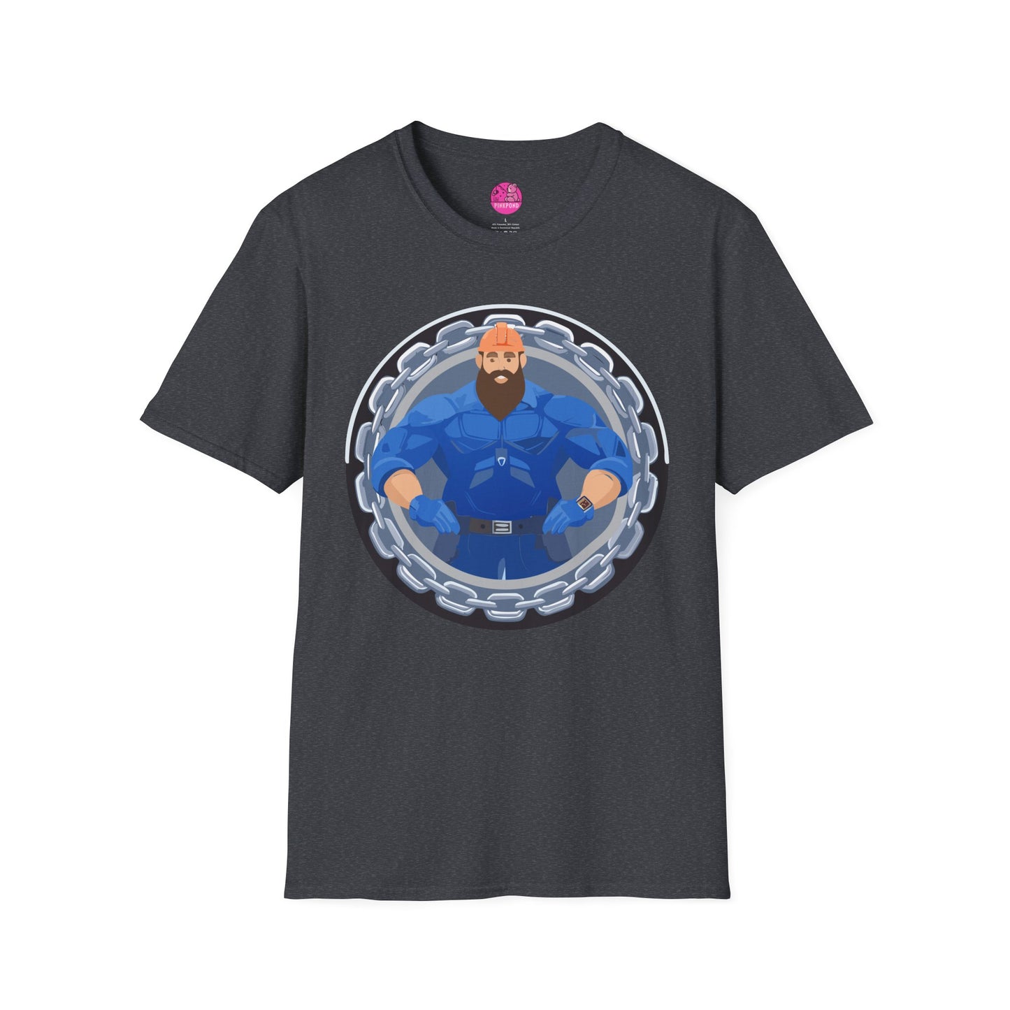 Construction Worker Bear  Graphic T-Shirt