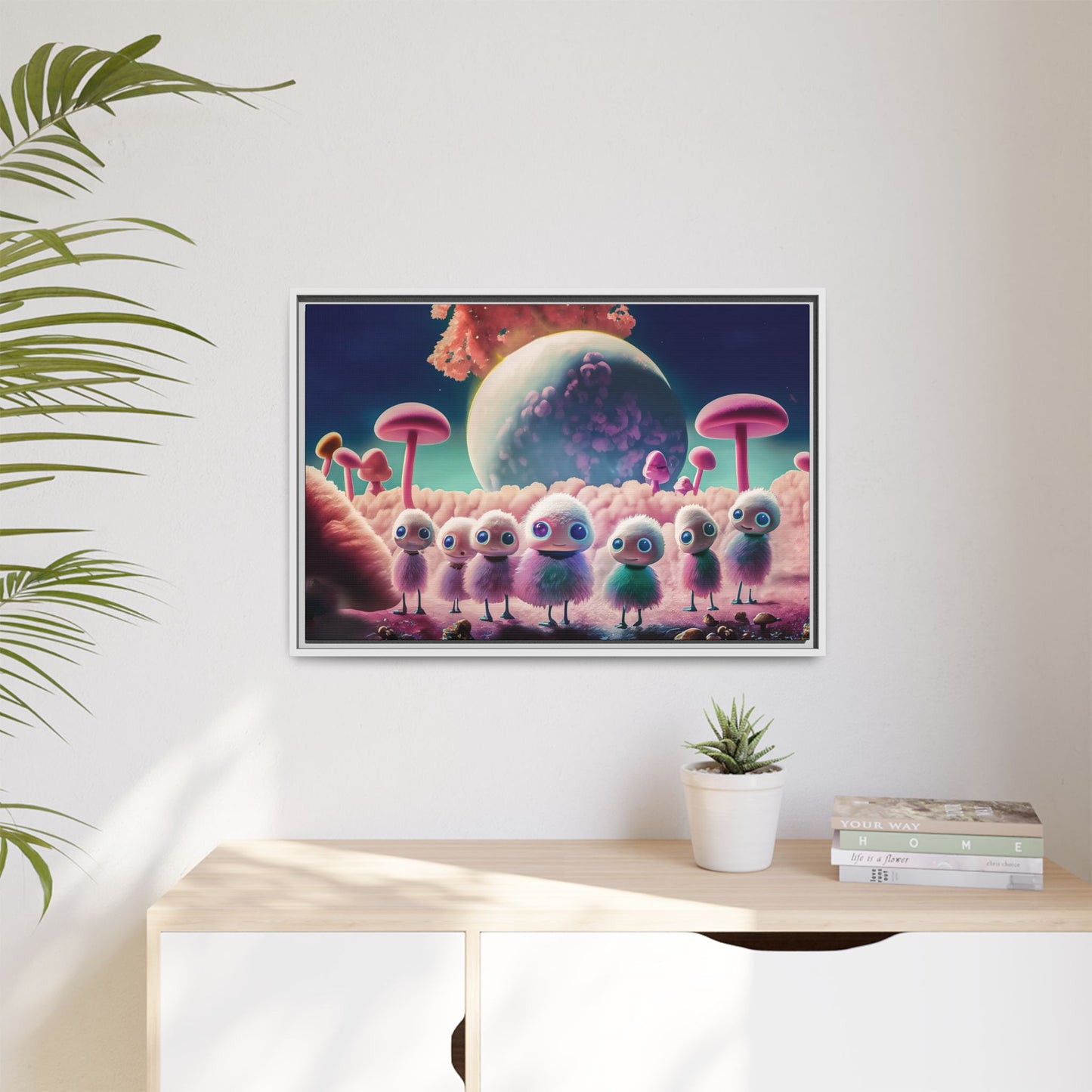 “"Keep smiling," whispered Axlar. "We can eat them later." – Fine Art Canvas Print By Andrew McCarter