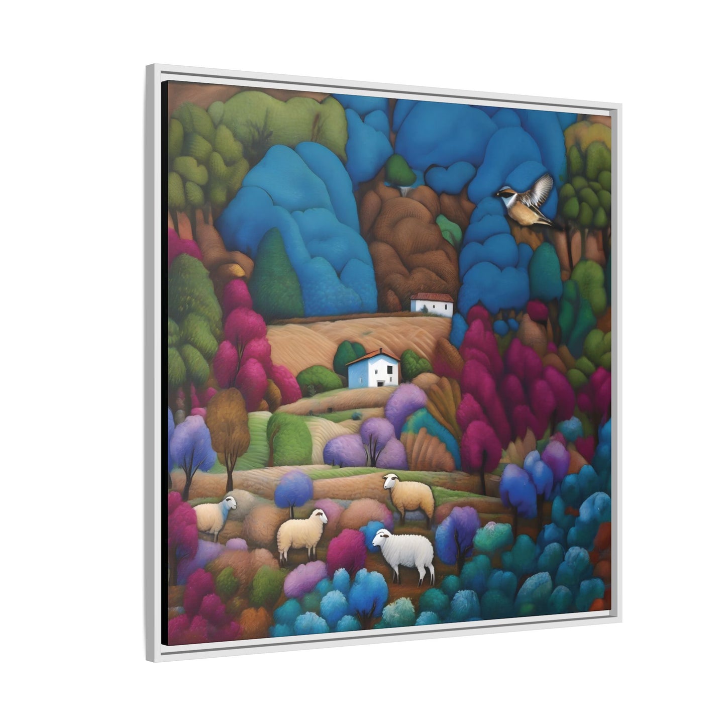 The Painted Valley Canvas Print by Andrew McCarter