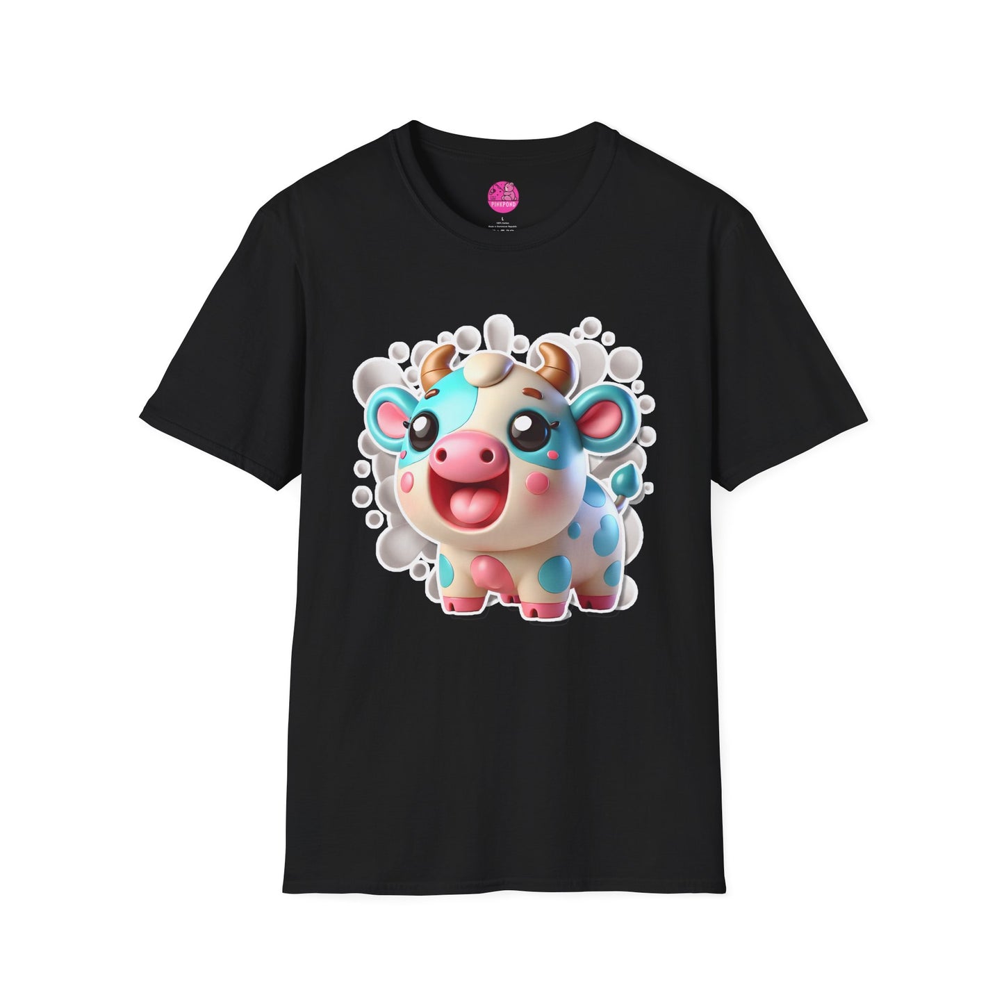 Carmen the Cow T-Shirt - Cute Farmyard Tee for Fun Fashion Fans