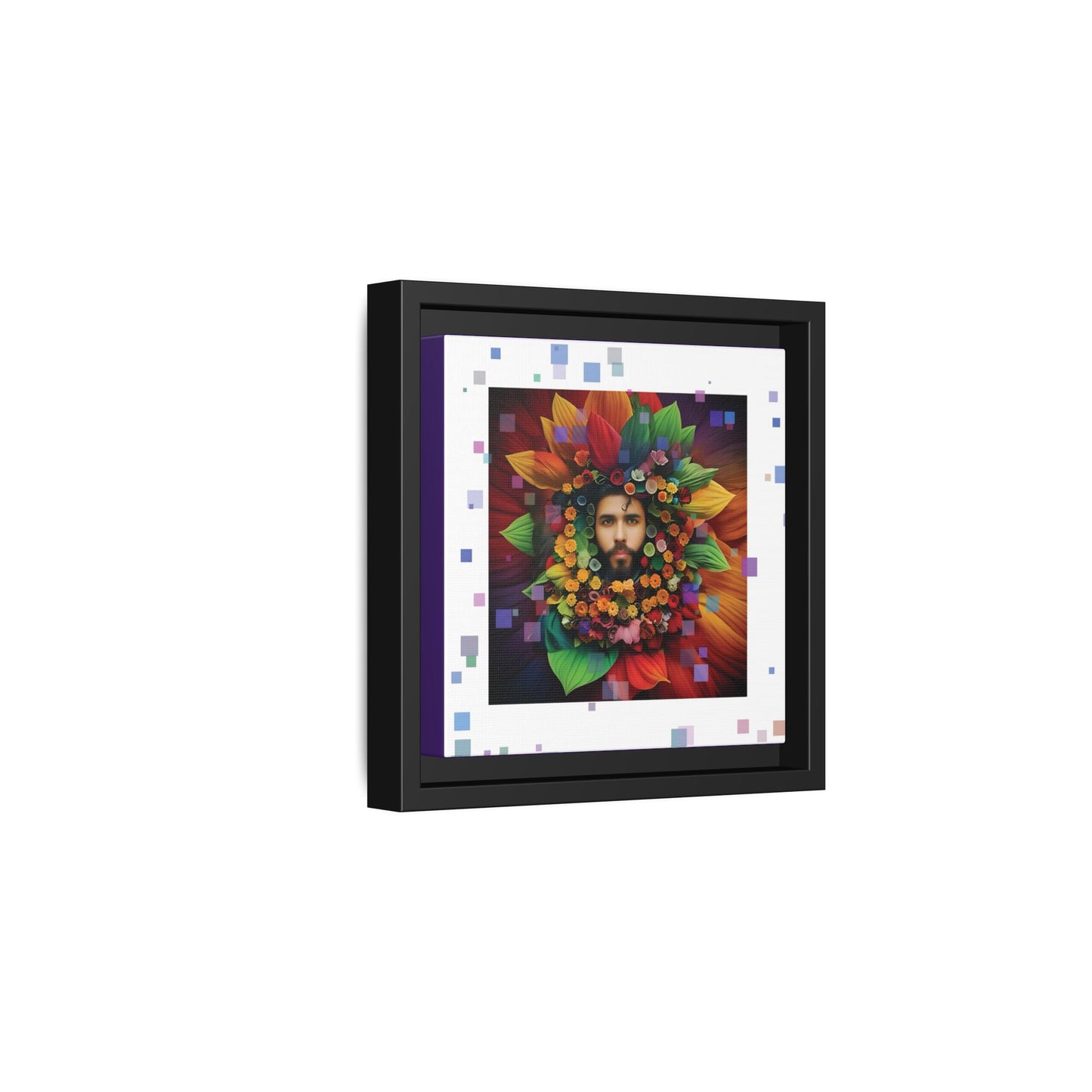 'Flourish: The Modern Green Man' canvas print By Andrew McCarter