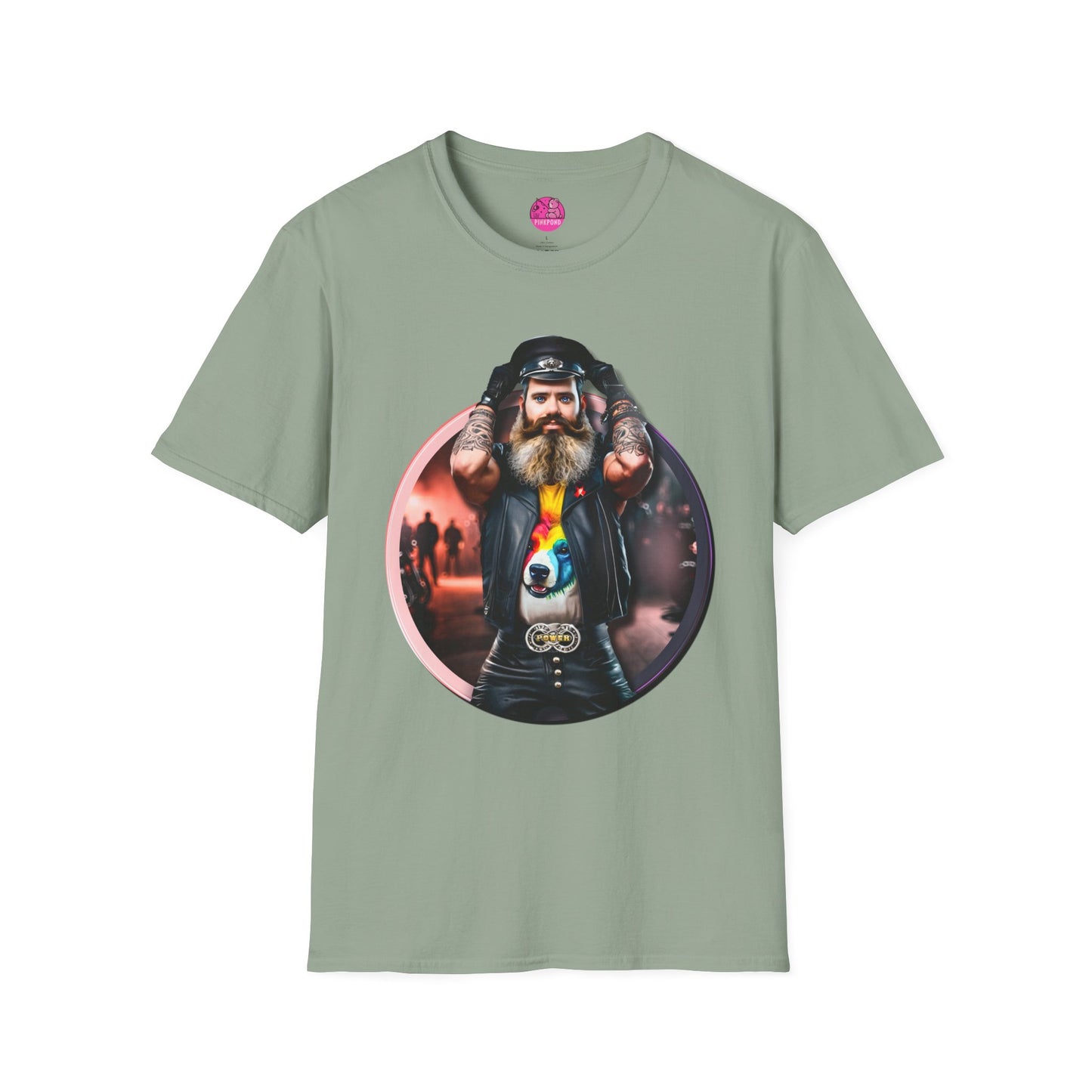 Leather Bear Power T-Shirt