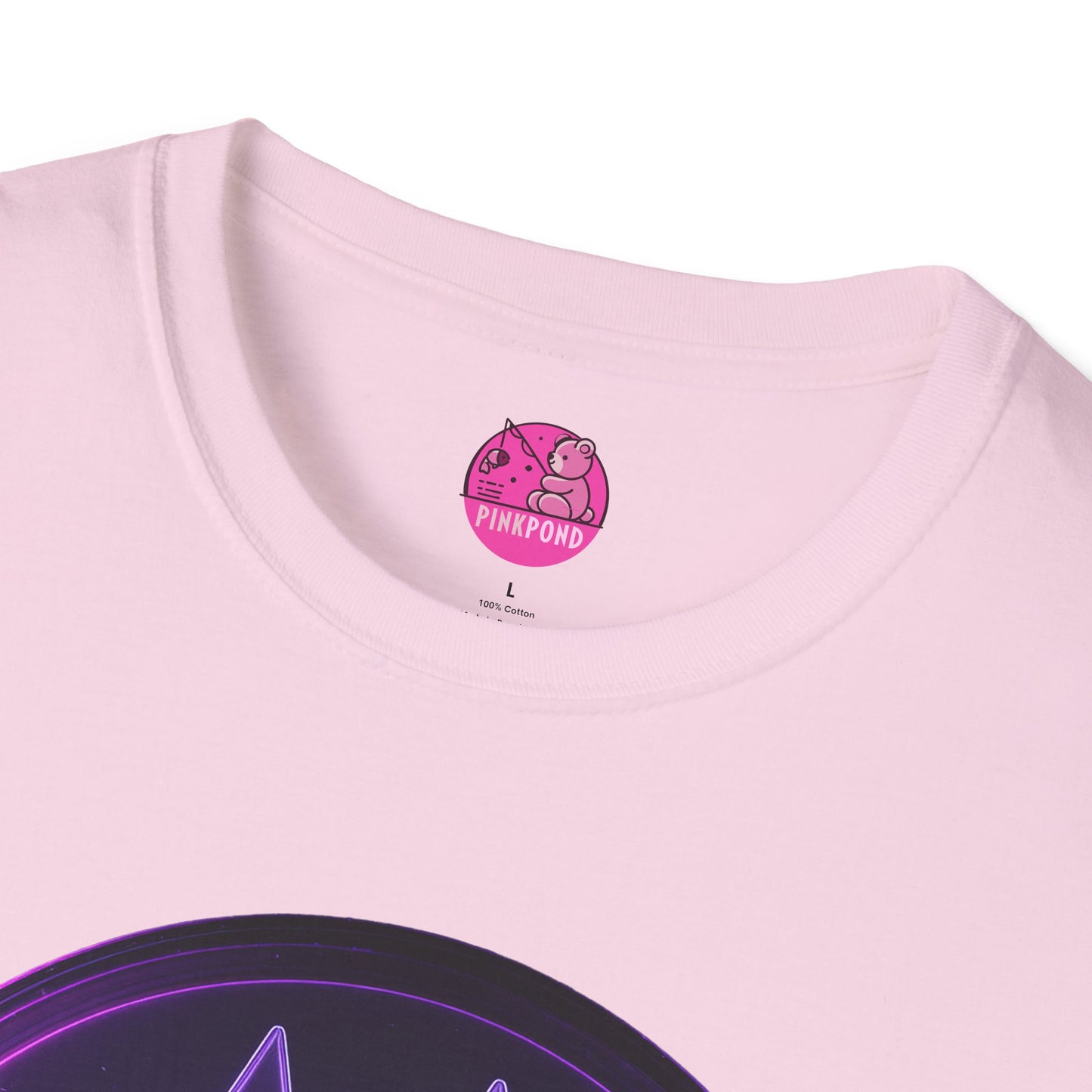 Neon Paw Power T-Shirt - Retro-Futuristic Animal Lover Tee